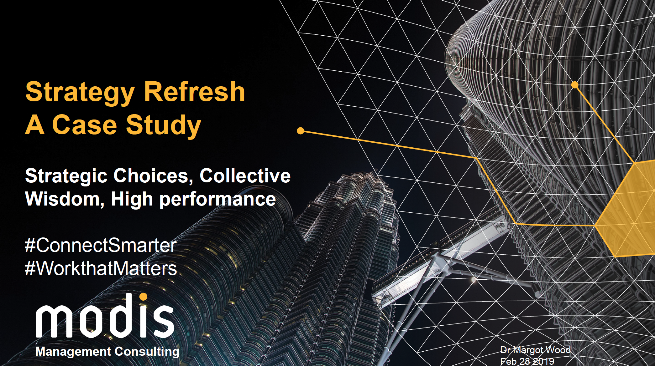 Strategic Choices, Collective Wisdom, Work that Matters