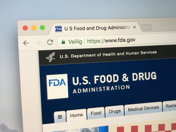 US Food and drug home page.