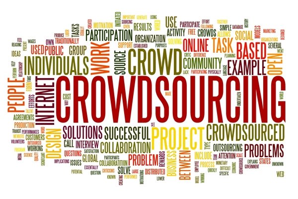 Crowdsourcing word cloud.