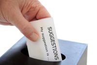 Innovation management Suggestion box.