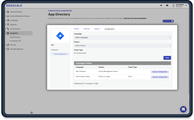 Jira Integration