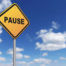 Sign to pause