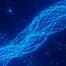 Abstract digital network visualization representing government innovation and modernization